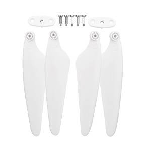 Hubsan H117S ZINO,ZINO-Y,ZINO Pro,ZINO Pro + Plus RC Drone Quadcopter spare parts todayrc toys listing main blades with screws and connect parts (White)