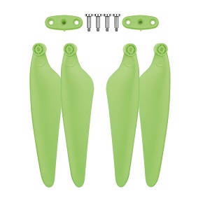 Hubsan H117S ZINO,ZINO-Y,ZINO Pro,ZINO Pro + Plus RC Drone Quadcopter spare parts todayrc toys listing main blades with screws and connect parts (Green)