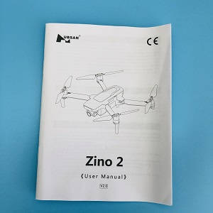 Hubsan ZINO 2+ plus RC drone spare parts todayrc toys listing English manual book - Click Image to Close
