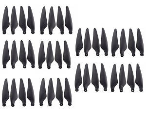 Hubsan ZINO 2+ plus RC drone spare parts todayrc toys listing main blades 5 sets (Black)