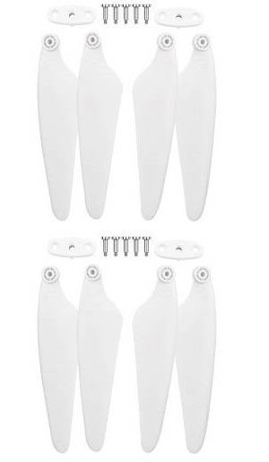 Hubsan ZINO 2+ plus RC drone spare parts todayrc toys listing main blades with fixed grip and screws 1 set (White)