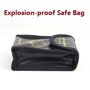 Hubsan ZINO 2+ plus RC drone spare parts todayrc toys listing explosion-proof safe bag of the battery